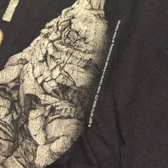 Led Zeppelin World Tour 1971 Black T-Shirt - Picture 4 of 7